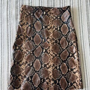 Commando Snake Skin Pencil Skirt Night Out